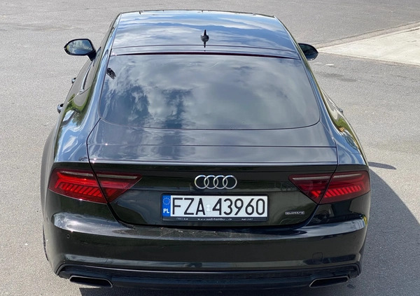 Audi A7 cena 109000 przebieg: 256000, rok produkcji 2015 z Żary małe 379